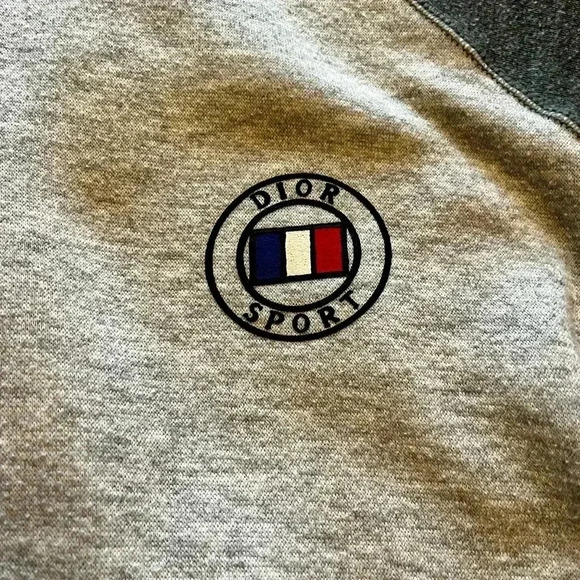Christian Dior Monsieur Zip Up Sweatshirt Sweater - Vintage - Large - Picture 2 of 10